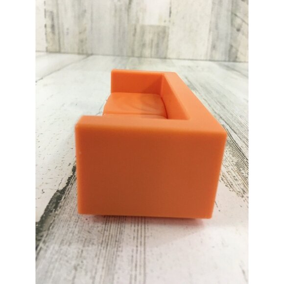 Bluey ORANGE COUCH Sofa with Cushions for Home Playset Living Room Furniture - Picture 5 of 7